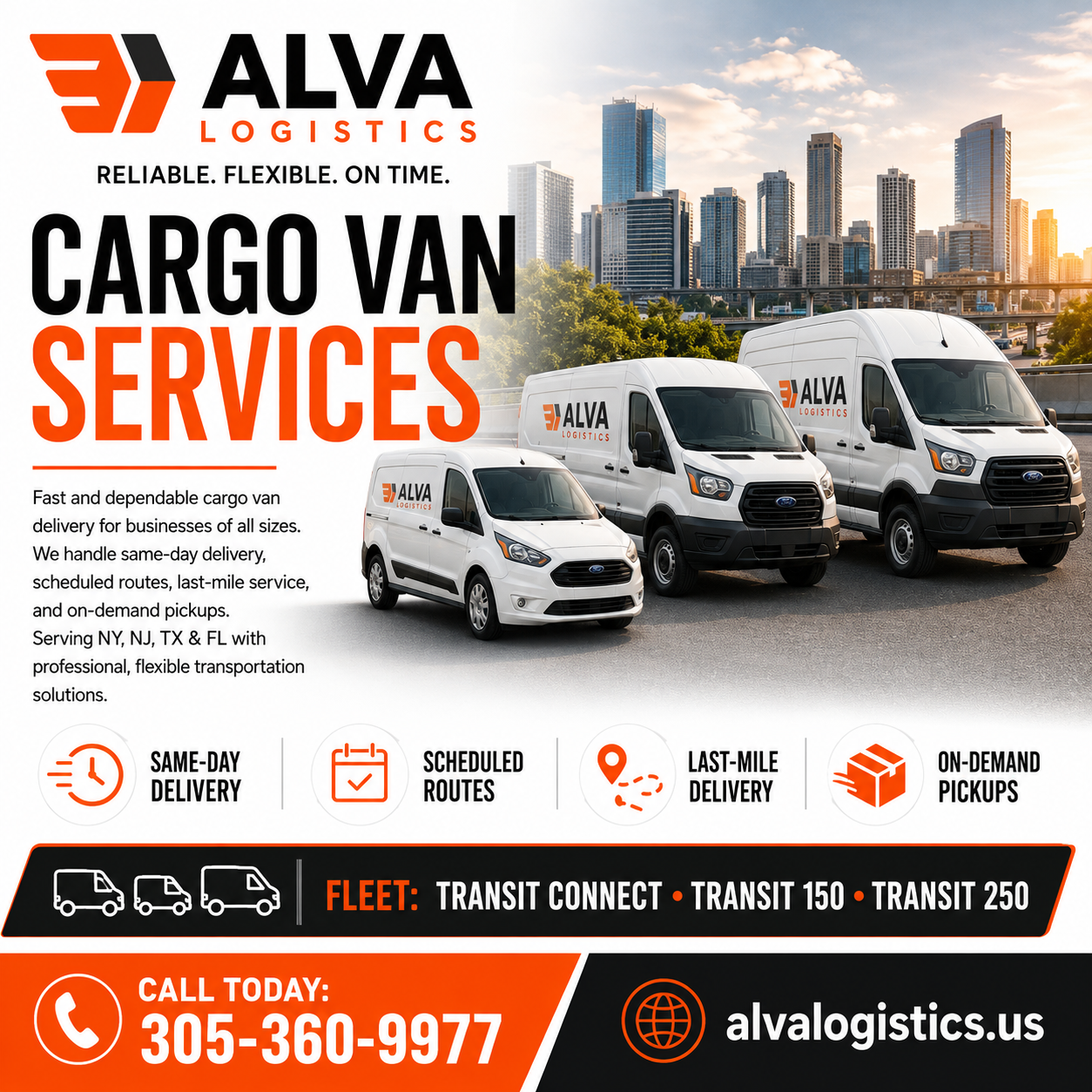 Reliable Cargo Van Services for Businesses That Need Fast, Flexible Delivery