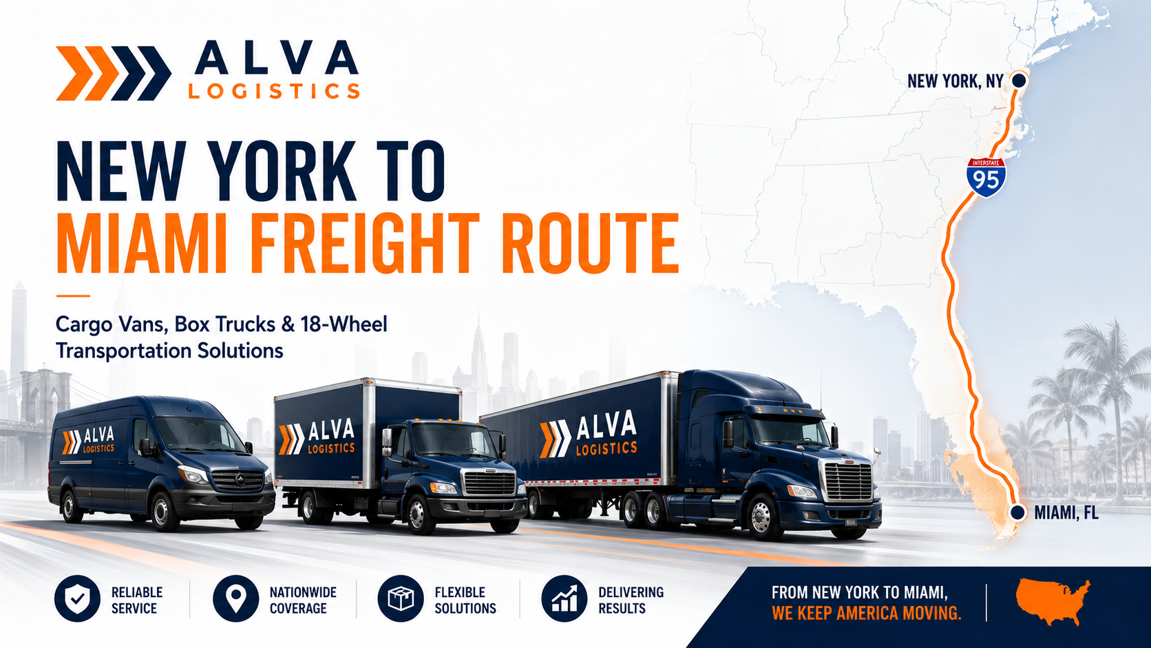 Alva Logistics Strengthens the Commercial Connection Between New York and Miami